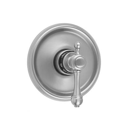 Jaclo Thermostatic Round Step Plate Majesty Lever Trim - J-TH34 & J-TH12 in Caramel Bronze