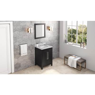 Jeffrey Alexander Cade Single Basin Bathroom Vanity Set - 24" in Black
