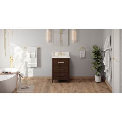 Jeffrey Alexander Katara Vanity Set - 24" in Dark Walnut