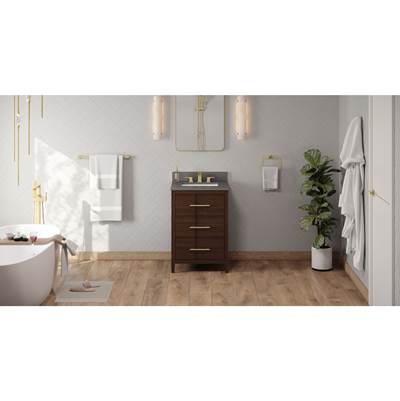Jeffrey Alexander Katara Vanity Set - 24" in Dark Walnut