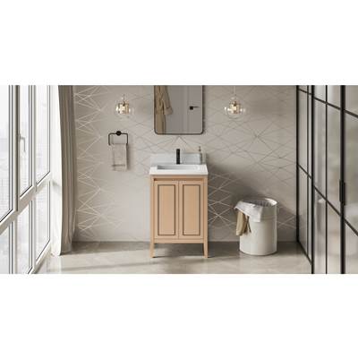 Jeffrey Alexander Percival 24" Double Vanity in Natural Oak