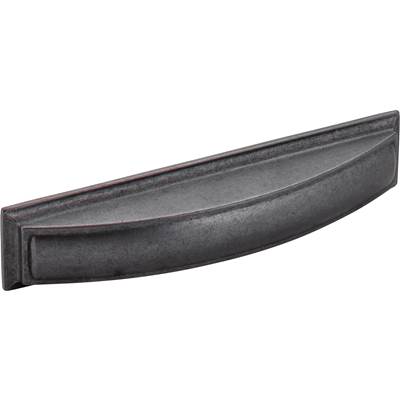 Jeffrey Alexander Annadale Cup Pull - 5.04" (c-c) in Gun Metal
