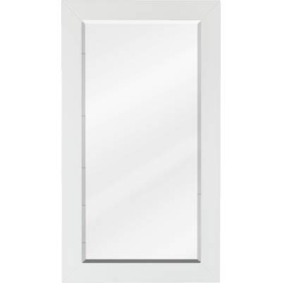 Jeffrey Alexander Cade Mirror - 16" W x 28" H in White