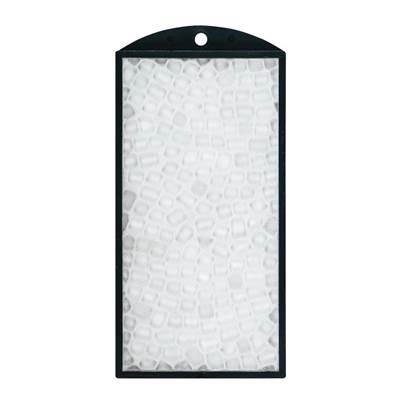Jeffrey Court Reef Glass 6x12 Board Pebble in Lily