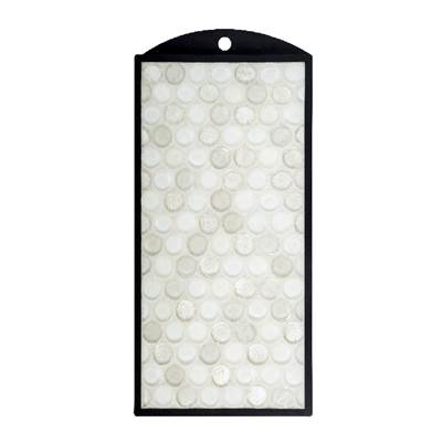 Jeffrey Court Suite Glass Tile - 6x12 Board - 3/4" Penny in Diamond