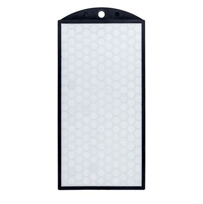 Jeffrey Court The Press 6x12 Board - Glass Hex in White