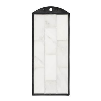 Jeffrey Court Classic Statuario 6x12 Board - 2x4 Brick in Statuario