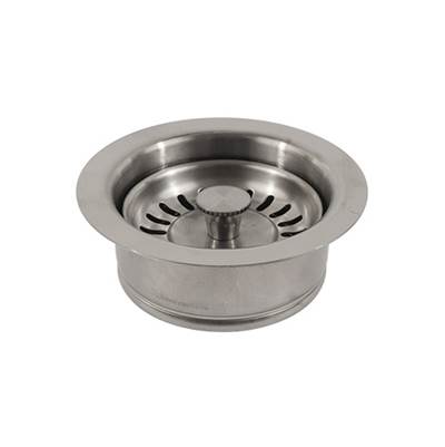 Jomar International Disposal Sink Strainer in 400 Grade Brushed Stainless Steel