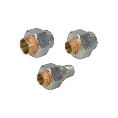 Jomar Dielectric Union - 3/4" - Solder x Galvanized FIP - 250 PSI in Lead Free Brass