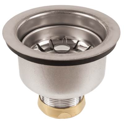 Jomar International Sink Strainer in 301 Grade Stainless Steel or Brushed