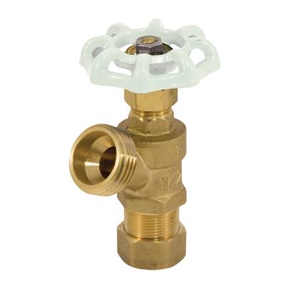 Jomar International LTD Boiler Drain - 1/2" Compression - 125 WOG in Brass