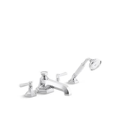 Kallista For Town Tub Filler - Lever - Hand Shower - Diverter in Polished Chrome