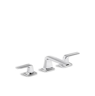Kallista Per Se Widespread Bathroom Faucet - Lever Handle in Polished Chrome