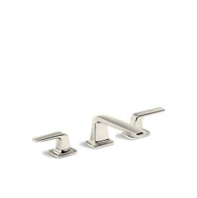 Kallista Per Se Widespread Bathroom Faucet - Lever Handle - 1.2 GPM in Polished Nickel