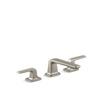 Kallista Per Se Widespread Bathroom Faucet - Lever Handle in Brushed Nickel