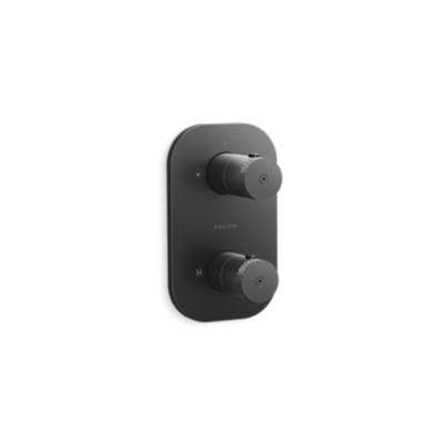 Kallista Aileron® Shower Faucet Trim - 2-Outlet - Stacked Thermo