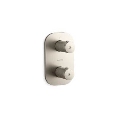 Kallista Aileron® Shower Faucet Trim - 1-Outlet - Stacked Thermo