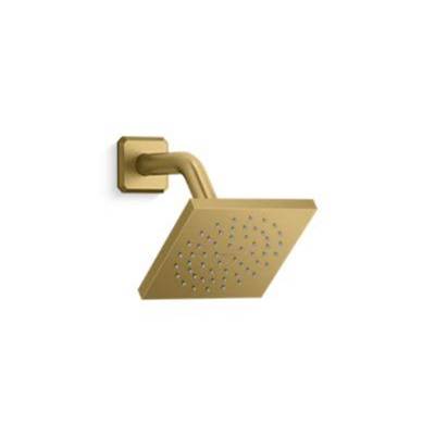 Kallista Modern Square Wall Mount Showerhead in Polished Nickel and Matte Black
