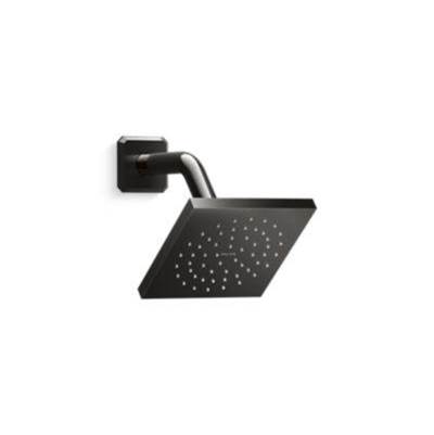 Kallista Modern Square Wall Mount Showerhead in Polished Gold Plate