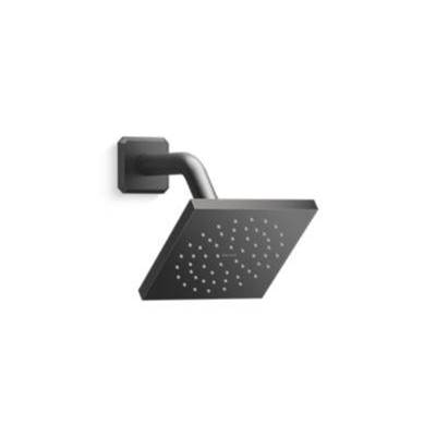 Kallista Modern Square Wall Mount Showerhead in Brushed Gold Plate