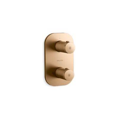Kallista Aileron® Shower Faucet Trim - 1-Outlet - Stacked Thermo