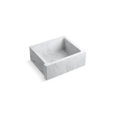 Kallista Caillou 24 Entertainment Kitchen Sink in White