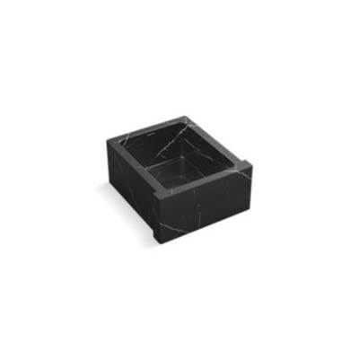 Kallista Caillou 18 Entertainment Kitchen Sink in Nero Marquina