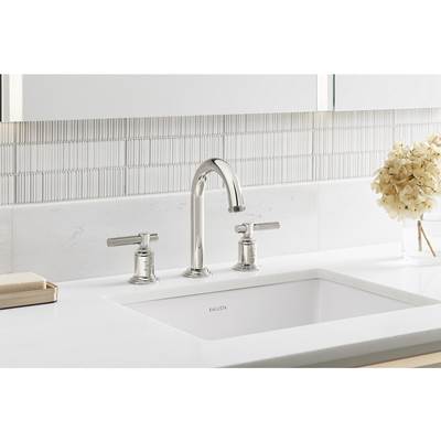 Kallista Central Park West Bathroom Sink with Arch Spout in Polished Nickel