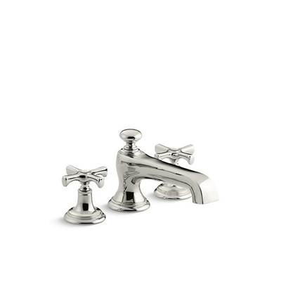 Kallista Bellis Tub Filler - Cross in Nickel Silver