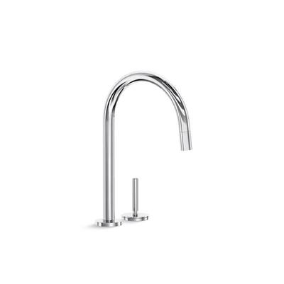 Kallista One® Pull-Down Kitchen Faucet in Brushed Nickel