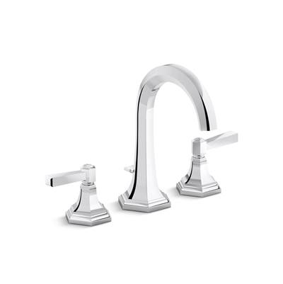 Kallista For Town Widespread Bathroom Sink Faucet - Tall Spout - Lever Handles in Polished Chrome
