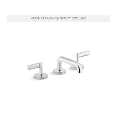 Kallista One® Nazare® Widespread Bathroom Sink Faucet - Low Spout - 1.2 GPM in Polished Chrome