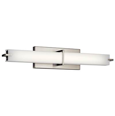 Kichler Linear Bath 26-inch LED in Brushed Nickel