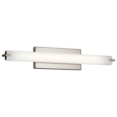 Kichler Lighting Linear Bath - 26in - LED in Brushed Nickel