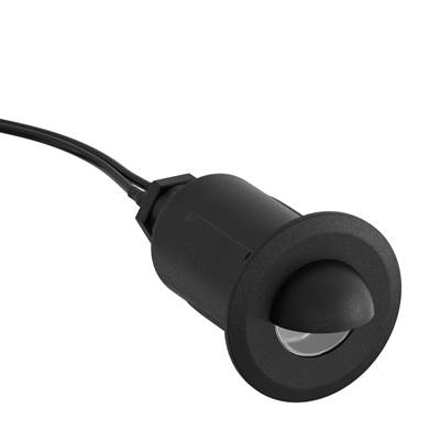 Kichler MR8 Recessed with Cowl in Black Brass