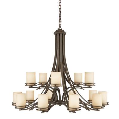 Kichler Lighting Hendrik 15-Light Chandelier in Olde Bronze