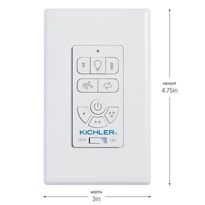 Kichler Lighting AC Wall Control - Full Function in White