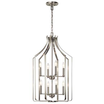 Kichler Lighting Morrigan 8-Light Chandelier in Brushed Nickel