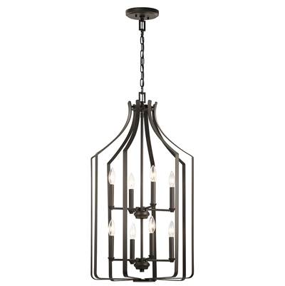 Kichler Lighting Morrigan Foyer 8-Light Chandelier in Olde Bronze