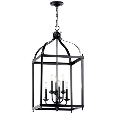 Kichler Lighting Larkin Foyer 6-Light Chandelier in Black