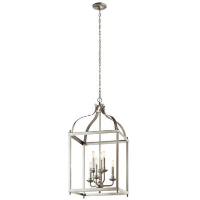 Kichler Lighting Larkin Foyer 6-Light Chandelier in Brushed Nickel