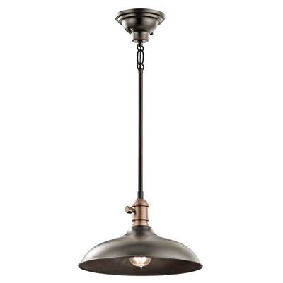 Kichler Lighting Cobson Pendant/Semi Flush - 1Lt in Olde Bronze