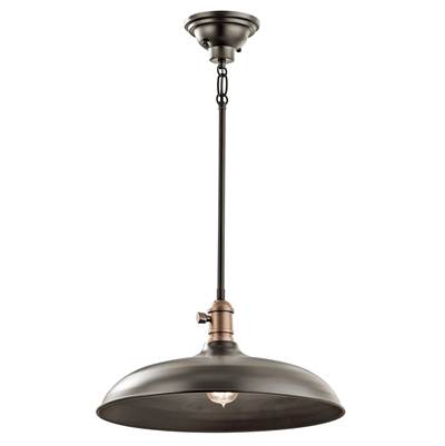 Kichler Lighting Cobson Pendant/Semi Flush - 1Lt in Olde Bronze