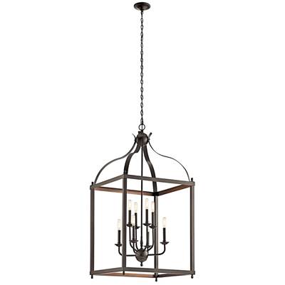 Kichler Lighting Larkin Foyer 8-Light Chandelier in Olde Bronze