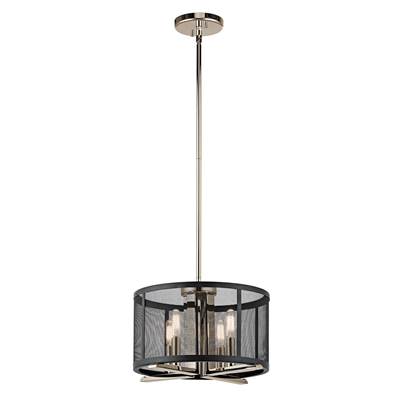 Kichler Lighting Titus Pendant/Semi Flush - 4Lt in Polished Nickel