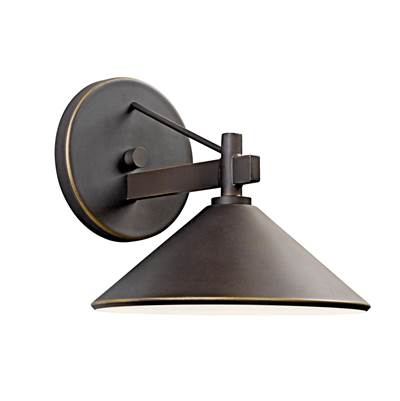 Kichler Lighting Ripley Indoor/Outdoor Wall Light - 1-Light in Olde Bronze