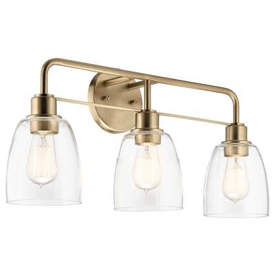 Kichler Meller 3-Light Vanity Light in Champagne Bronze