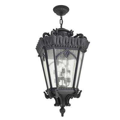 Kichler Lighting Tournai Outdoor Pendant - 8 Lights in Textured Black