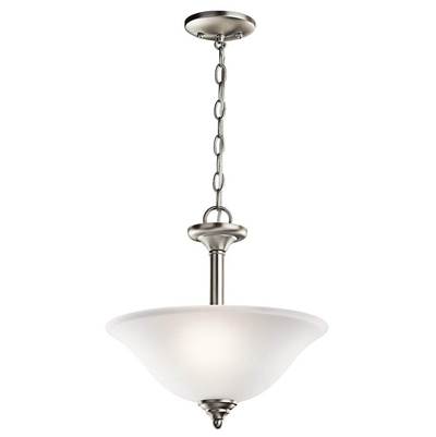 Kichler Lighting Wynberg Pendant/Semi Flush - 2Lt in Brushed Nickel