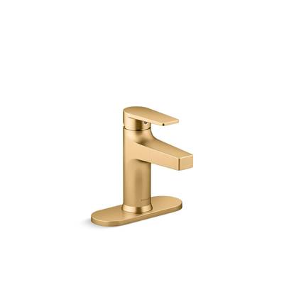 Kohler | Taut | Widespread Bathroom Sink Faucet - Vibrant Brushed Moderne Brass